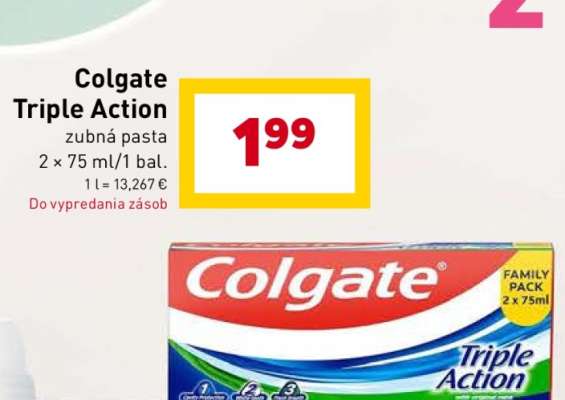 COLGATE TRIPLE ACTION