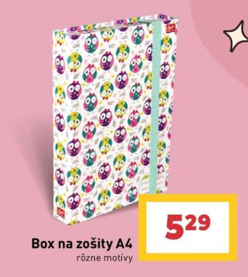 Box na zošity A4