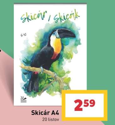 Skicár A4