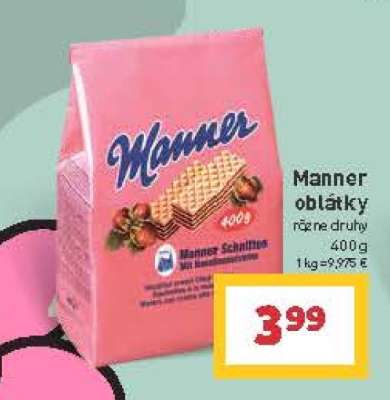 MANNER Oblátky