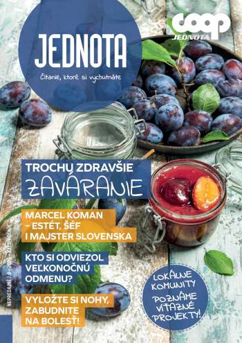 Leták COOP Jednota - 1.8.2025 - 31.8.2025.