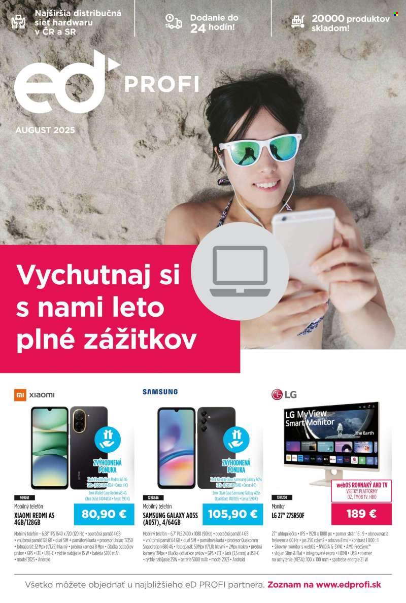 Leták eD PROFI - 1.8.2025 - 31.8.2025.
