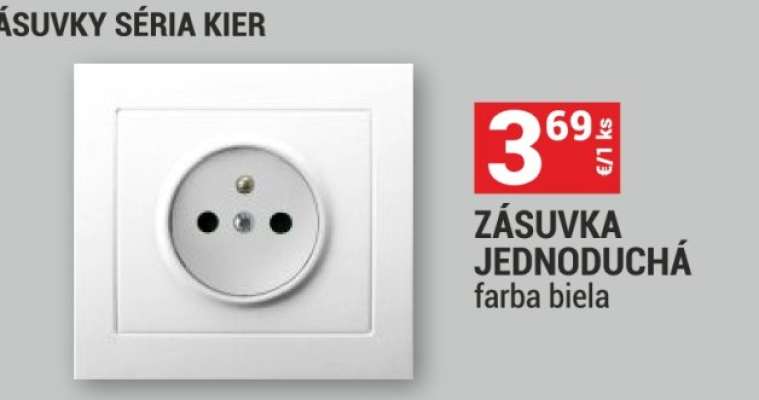 ZÁSUVKA JEDNODUCHÁ