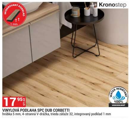 VINYLOVÁ PODLAHA SPC DUB CORBETTI