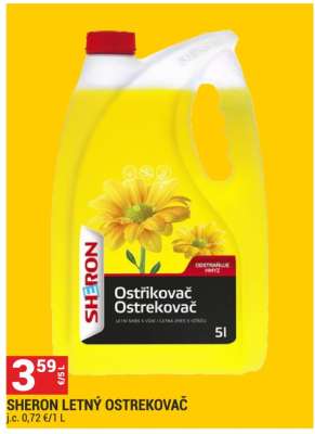 SHERON LETNÝ OSTREKOVAČ