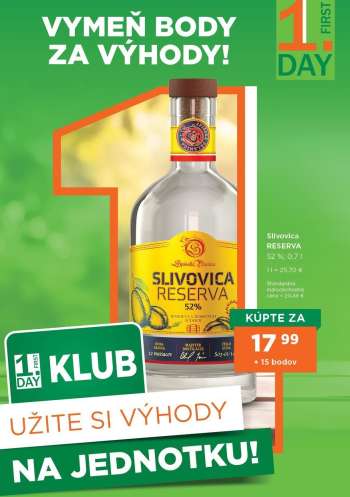 Leták 1Day - 1.8.2025 - 31.10.2025.