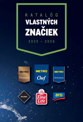 Leták Metro.