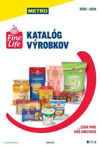 Leták Metro.