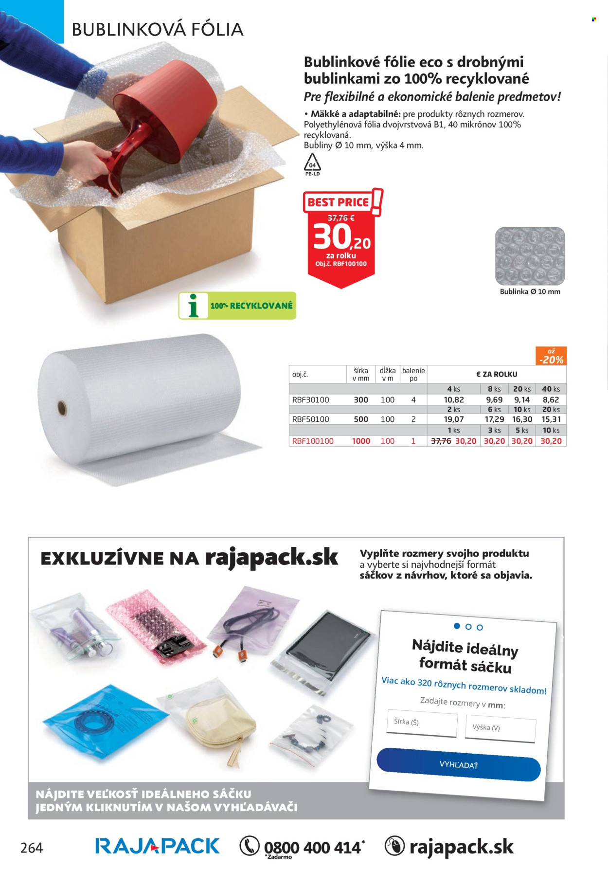 Leták RAJA. Strana 268