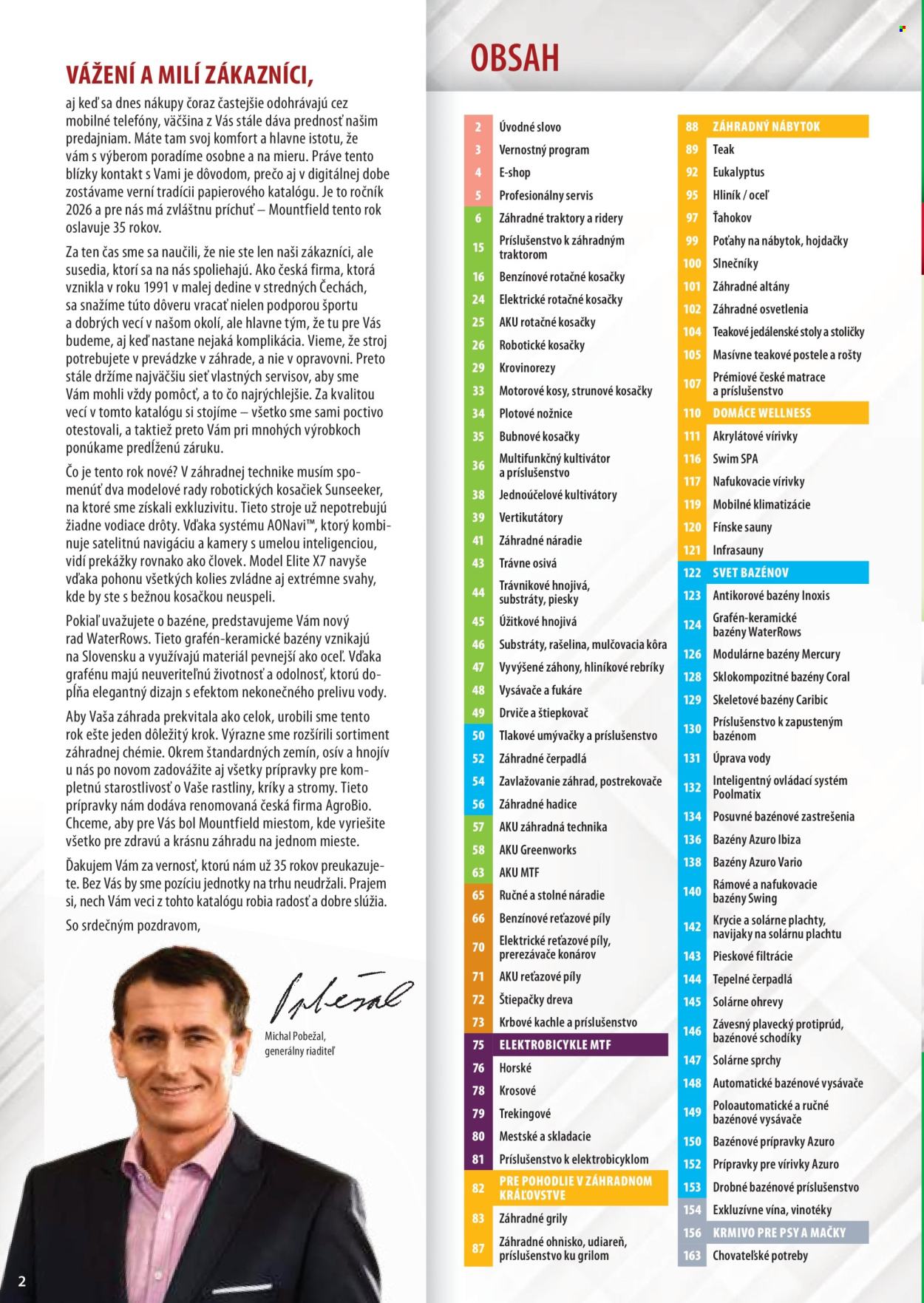 Leták Mountfield. Strana 2