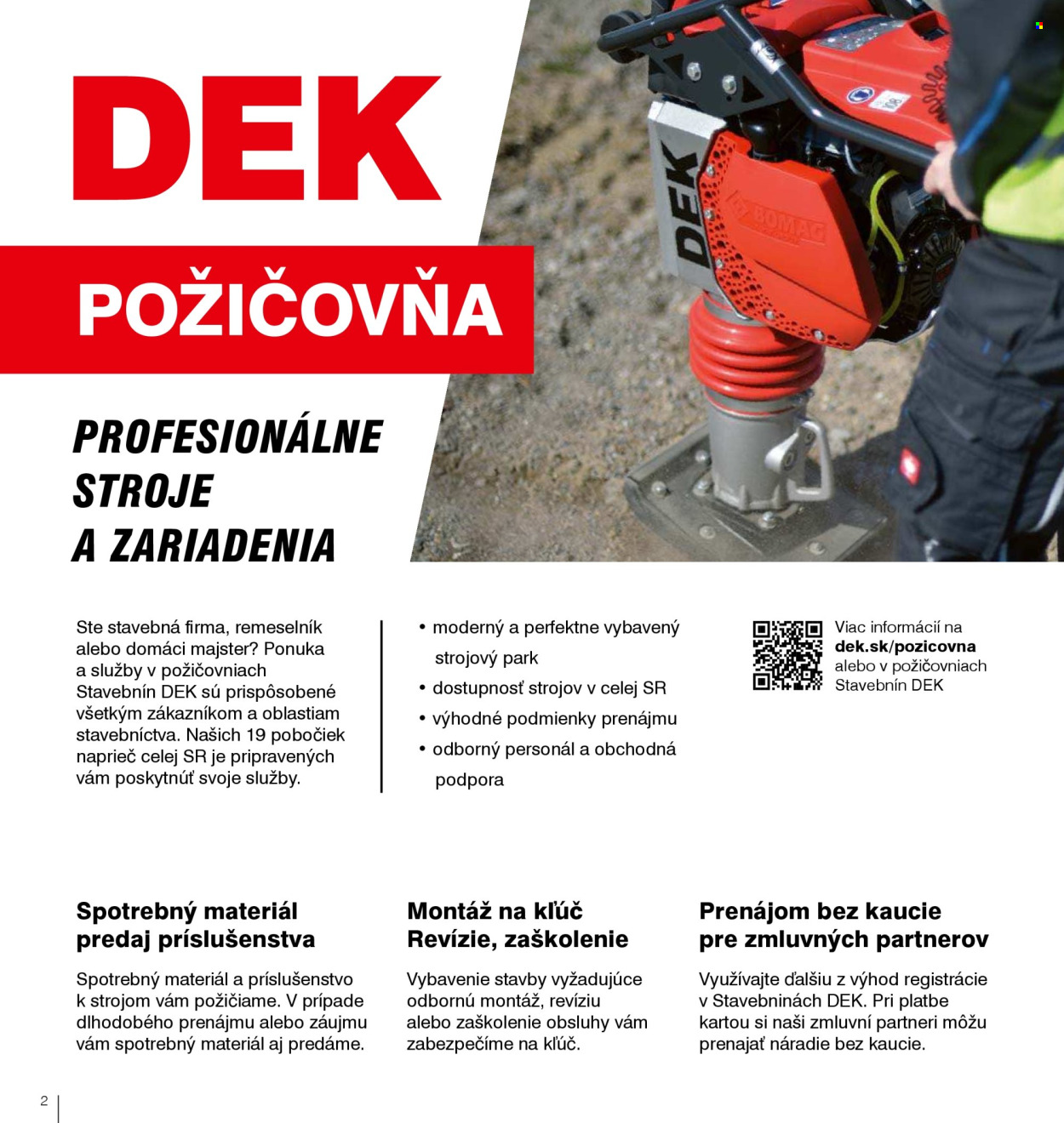 Leták DEK. Strana 4