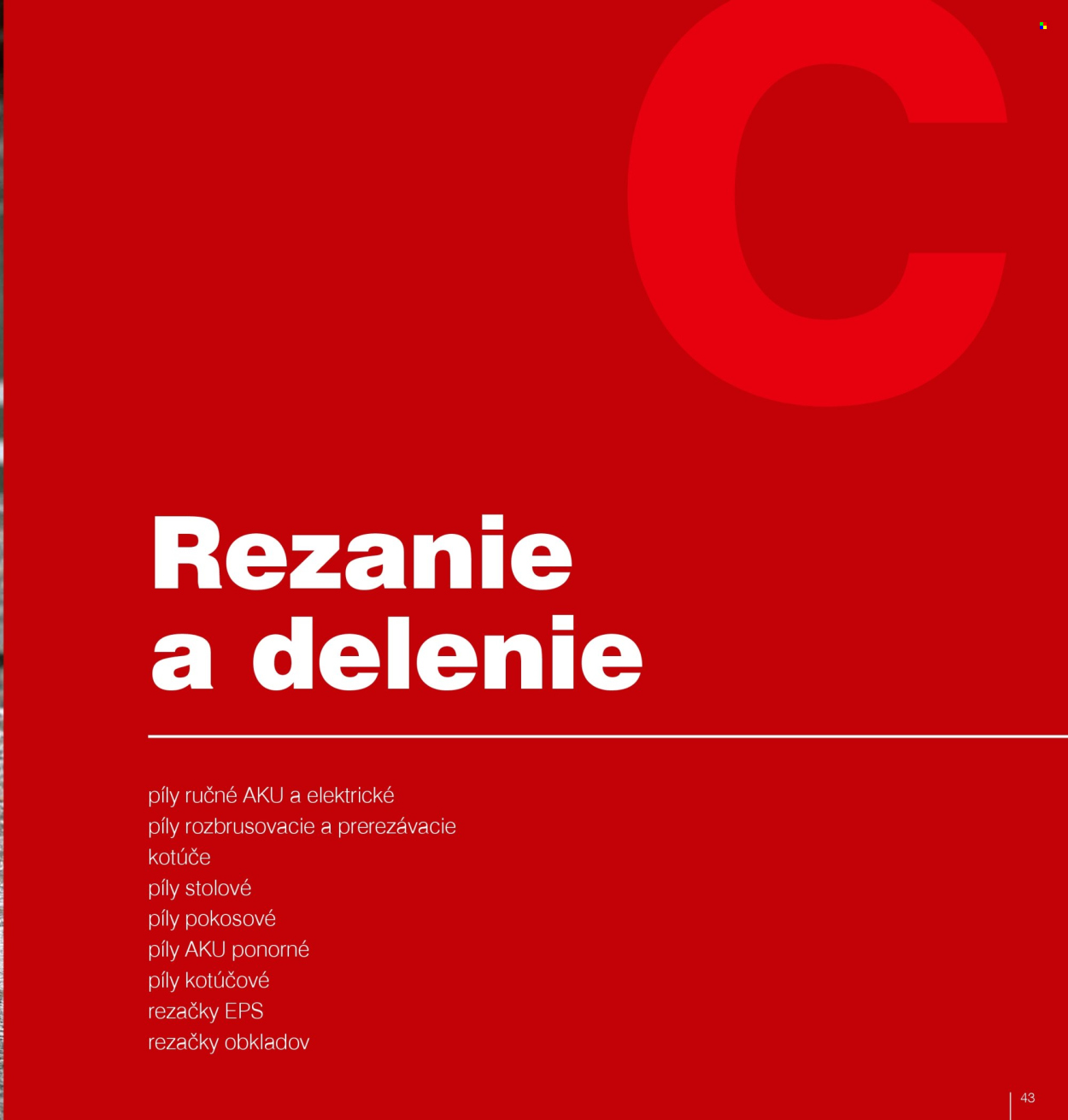 Leták DEK. Strana 45