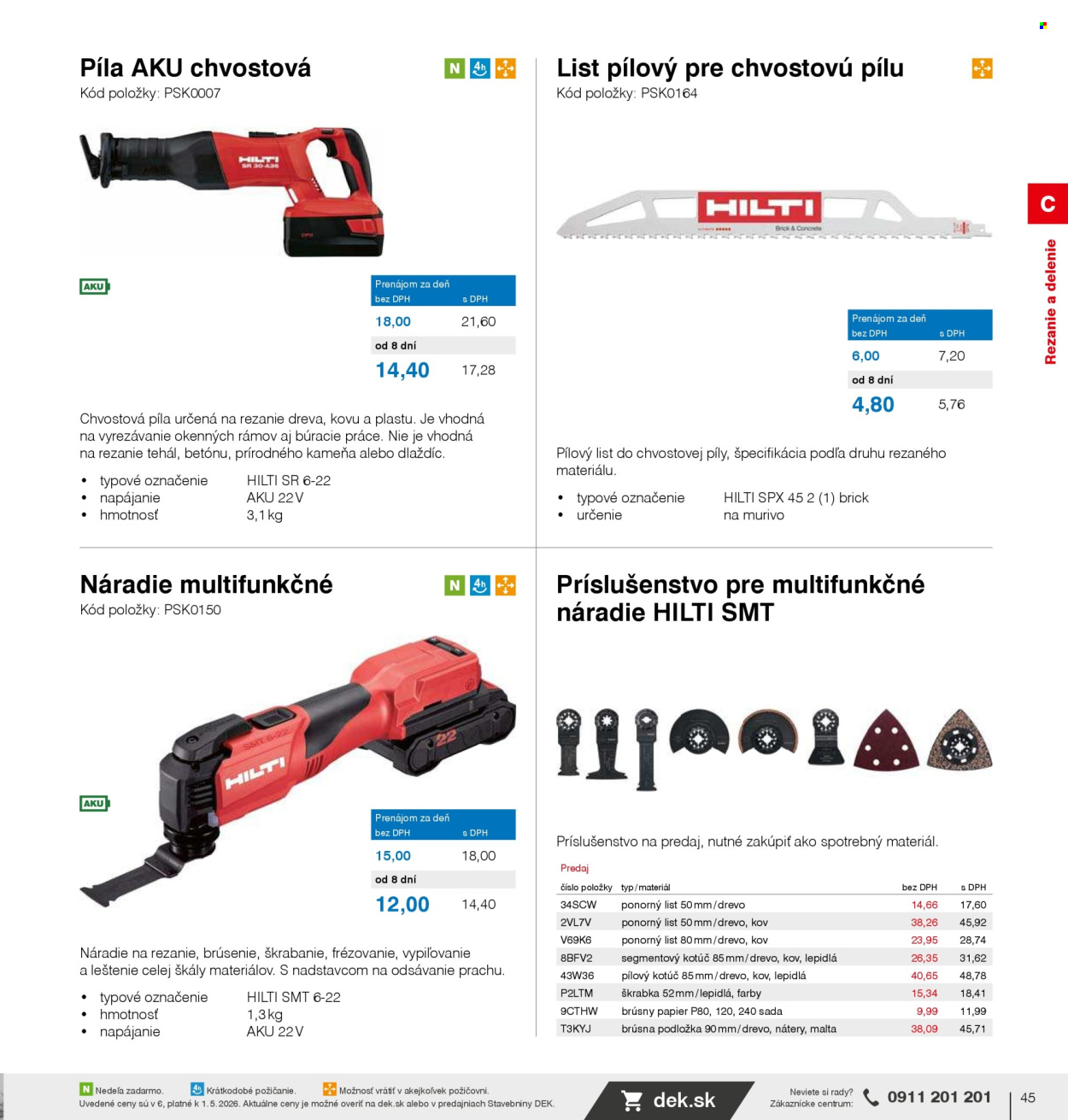 Leták DEK. Strana 47