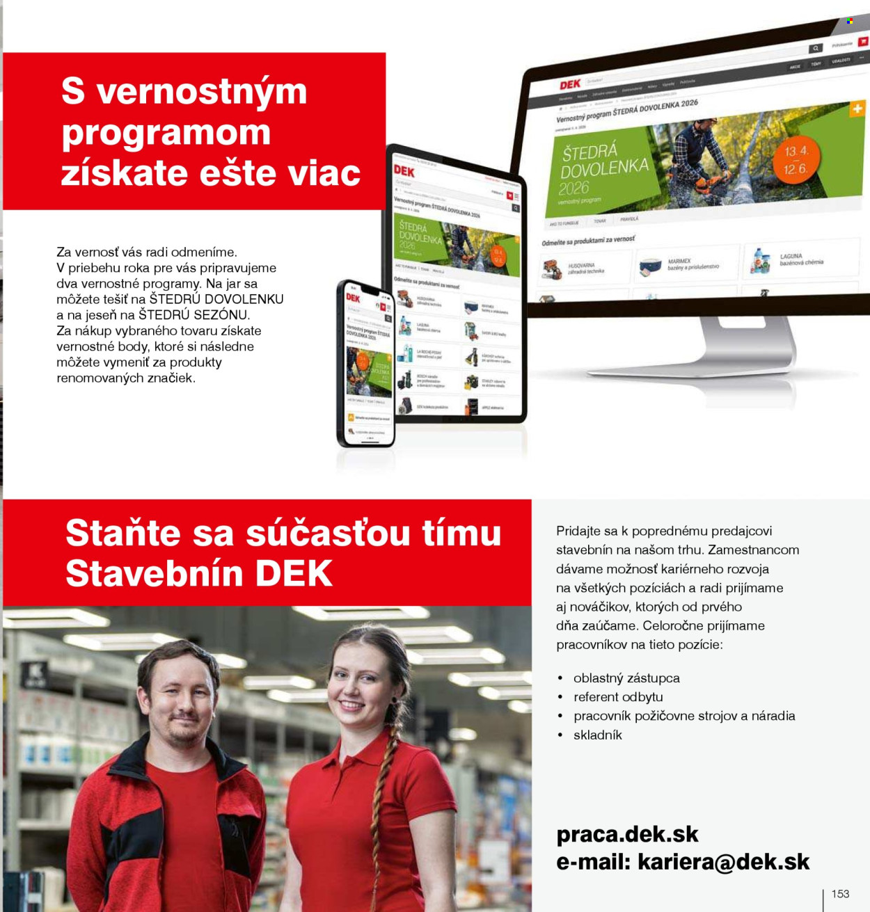 Leták DEK. Strana 155