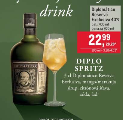 Diplomático Reserva Exclusiva 40%
