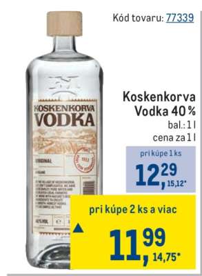 Koskenkorva Vodka 40 %