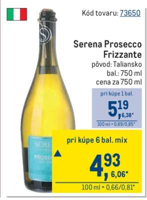 Serena Prosecco Frizzante