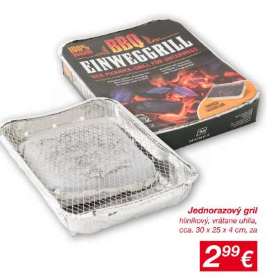 Jednorazový gril