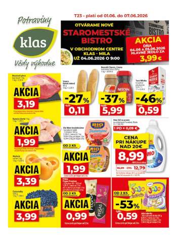 Leták Klas - 1.6.2026 - 7.6.2026.