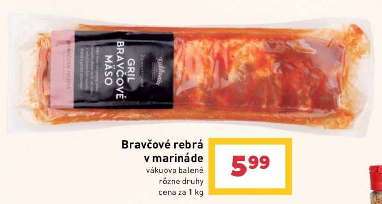 Bravčové rebrá v marináde