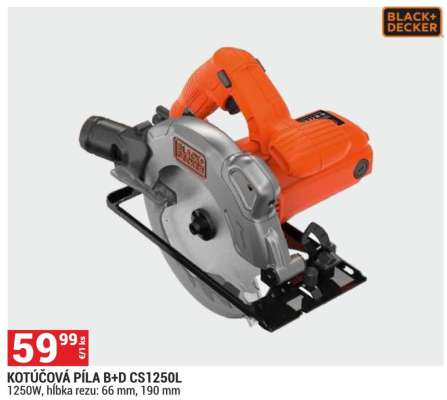 KOTÚČOVÁ PÍLA B+D CS1250L