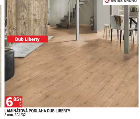 LAMINÁTOVÁ PODLAHA DUB LIBERTY