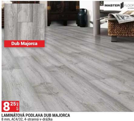 LAMINÁTOVÁ PODLAHA DUB MAJORCA