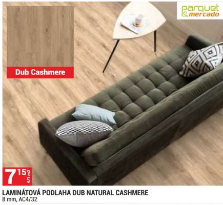 LAMINÁTOVÁ PODLAHA DUB NATURAL CASHMERE