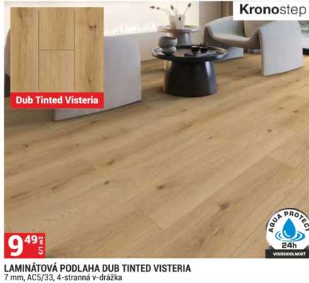 LAMINÁTOVÁ PODLAHA DUB TINTED VISTERIA