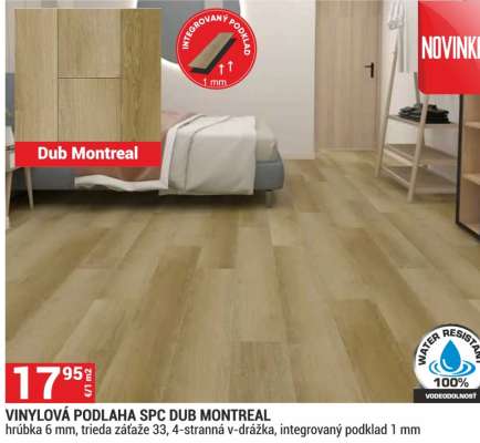 VINYLOVÁ PODLAHA SPC DUB MONTREAL
