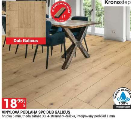 VINYLOVÁ PODLAHA SPC DUB GALICUS