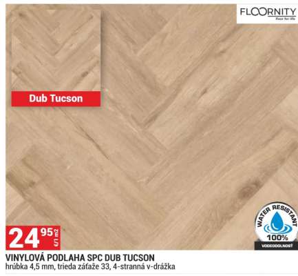 VINYLOVÁ PODLAHA SPC DUB TUCSON