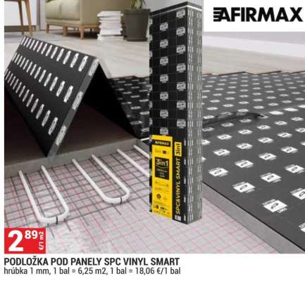 PODLOŽKA POD PANELY SPC VINYL SMART