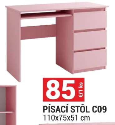 PÍSACÍ STÔL C09
