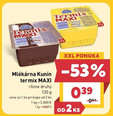Mlékárna Kunín termix maxi