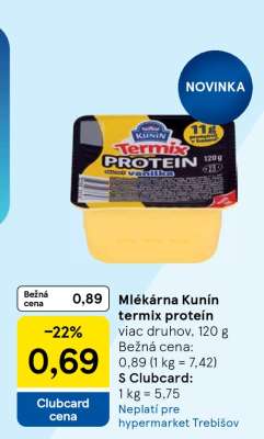 Mlékárna Kunín termix proteín