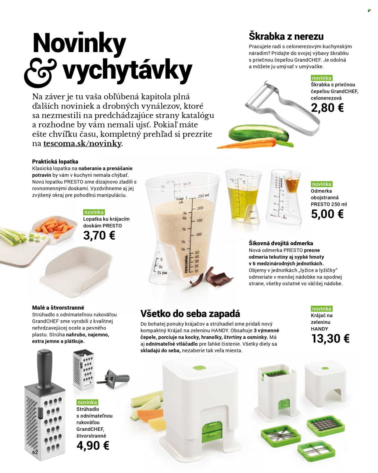 Leták Tescoma. Strana 62