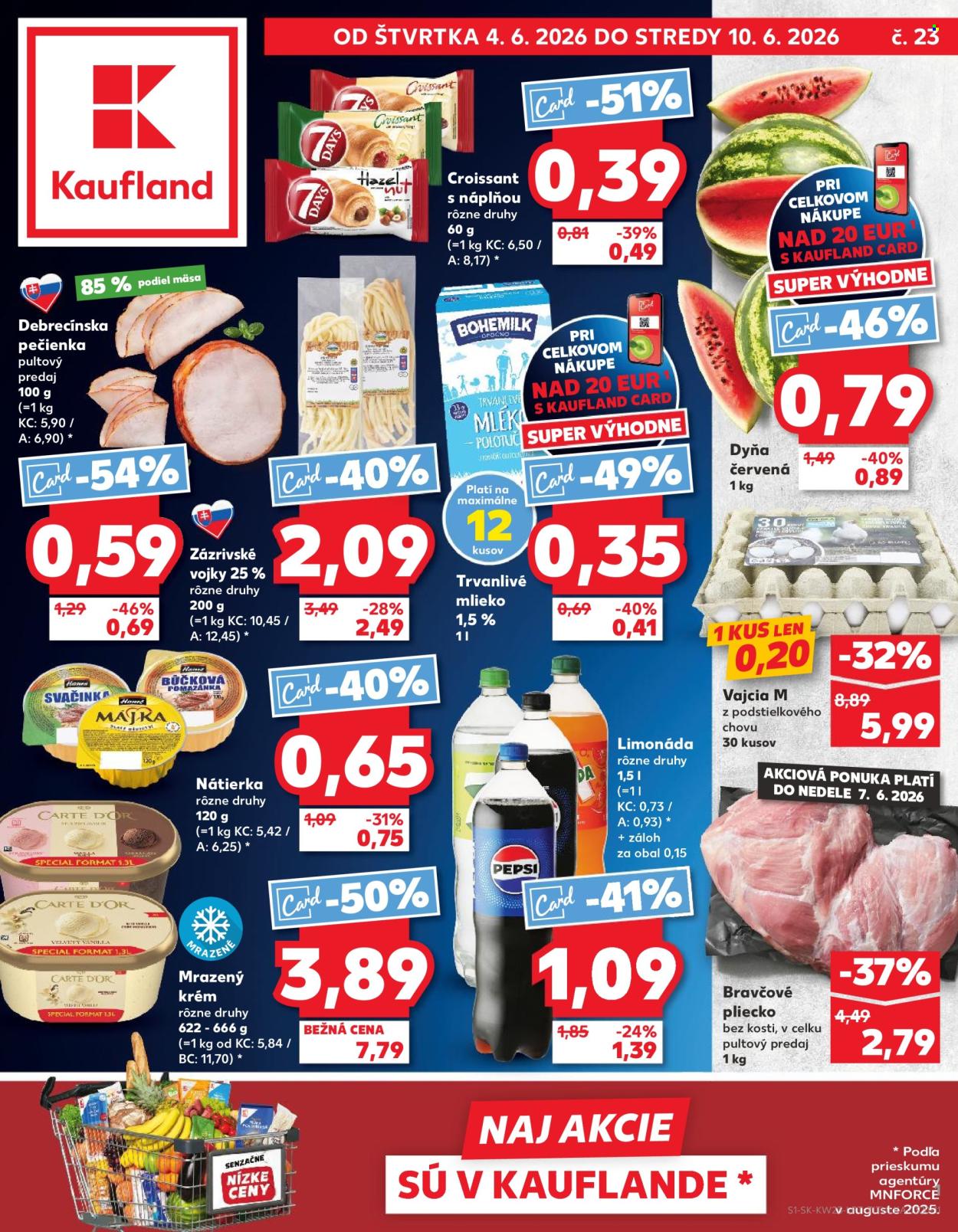 Leták Kaufland - 4.6.2026 - 10.6.2026. Strana 1