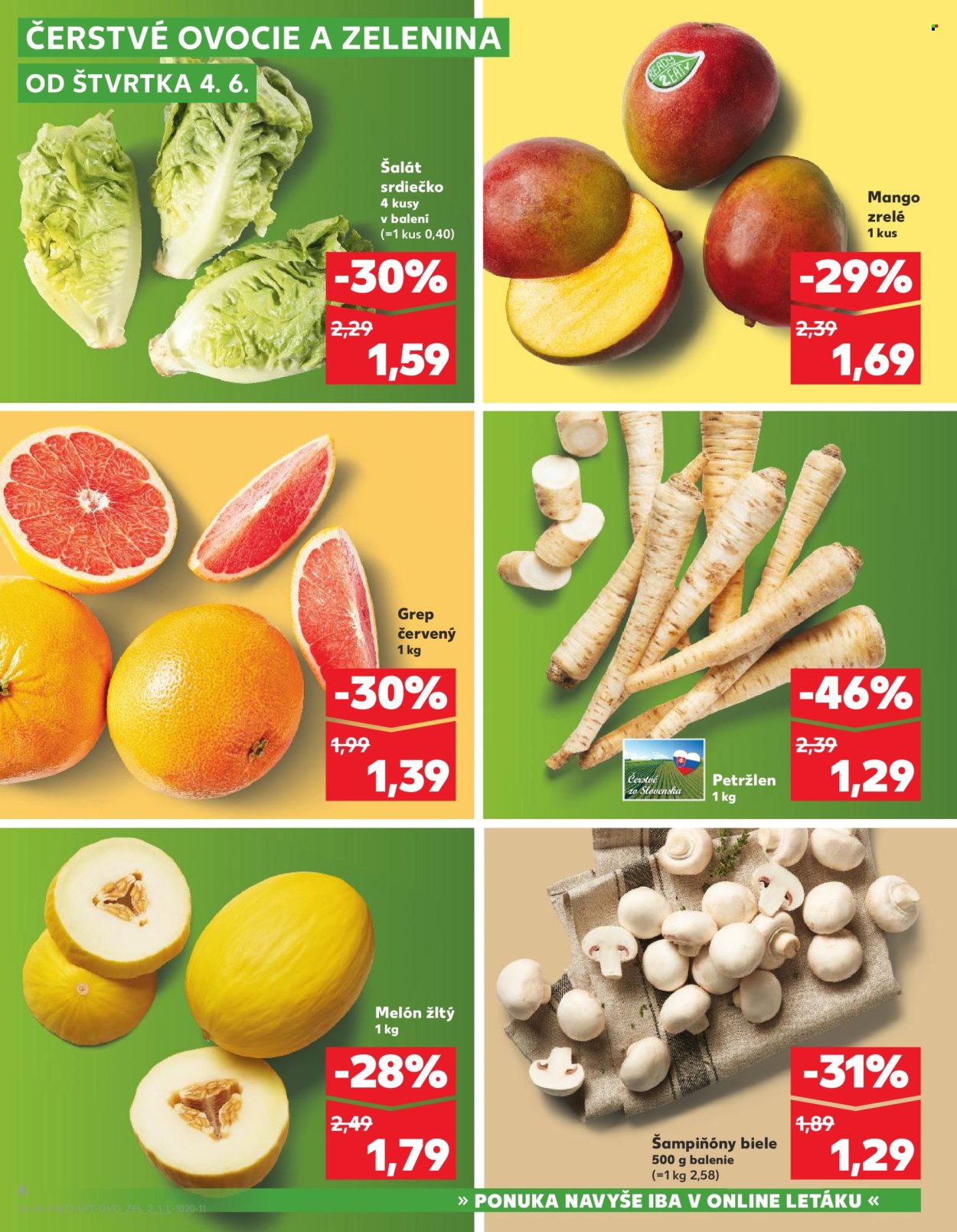Leták Kaufland - 4.6.2026 - 10.6.2026. Strana 6