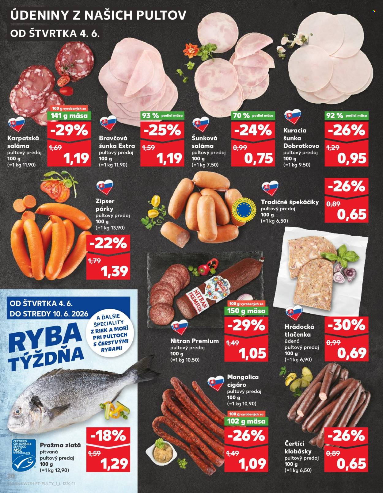 Leták Kaufland - 4.6.2026 - 10.6.2026. Strana 20