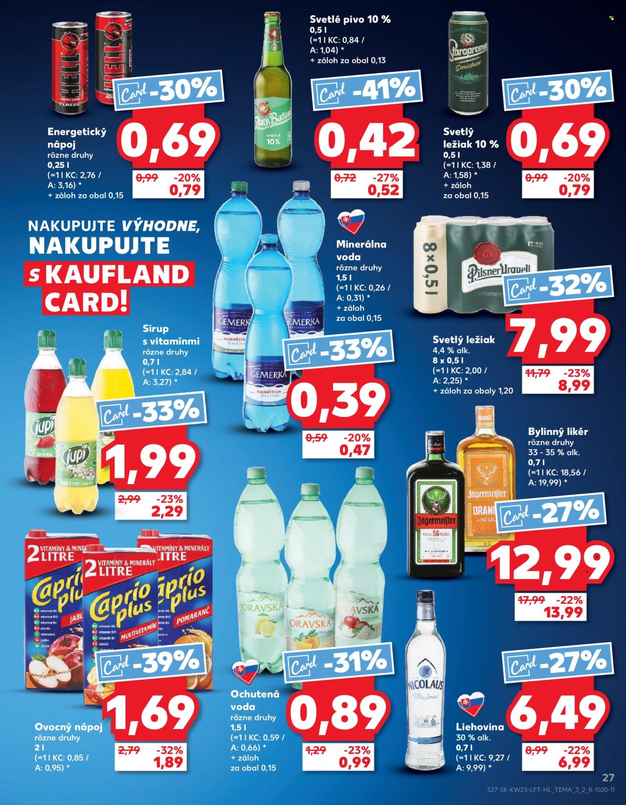 Leták Kaufland - 4.6.2026 - 10.6.2026. Strana 27