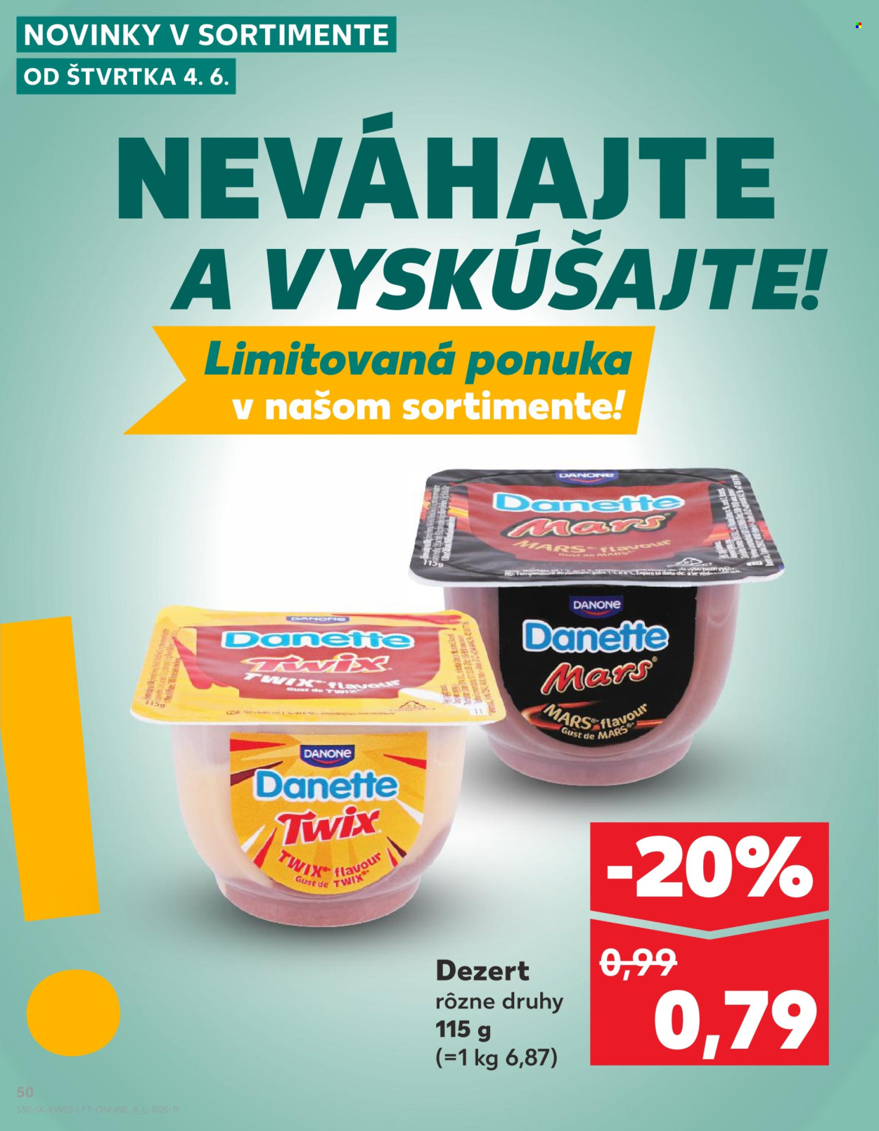 Leták Kaufland - 4.6.2026 - 10.6.2026. Strana 50