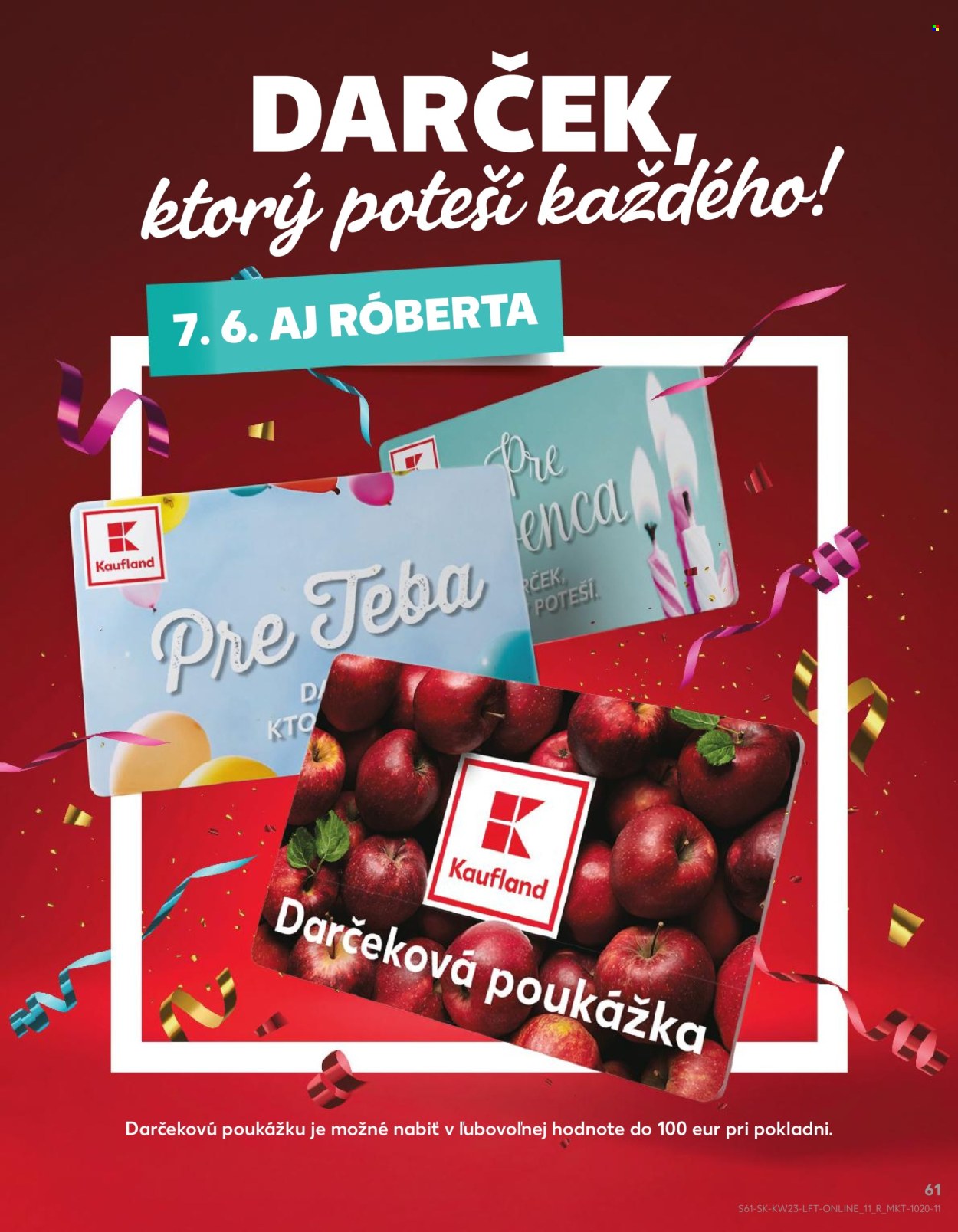 Leták Kaufland - 4.6.2026 - 10.6.2026. Strana 61