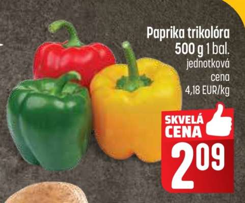 PAPRIKA TRIKOLÓRA