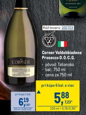 Corner Valdobbiadene Prosecco D.O.C.G.