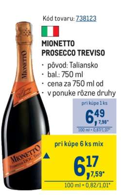 Mionetto Prosecco Treviso