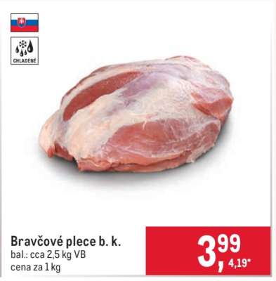 Bravčové plece b. k.