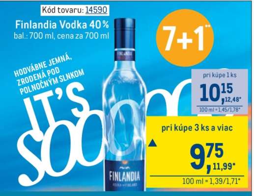 Finlandia Vodka 40 %