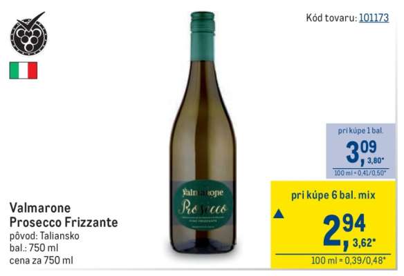 Valmarone Prosecco Frizzante