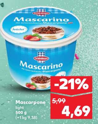 Mascarpone light